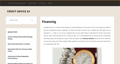 Desktop Screenshot of creditadvice24.com